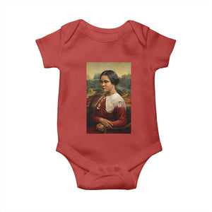 Madam CJ Walker Mona Lisa Baby Onesie Black History Month Gift TS12 Red Print Your Wear