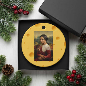 Madam CJ Walker Mona Lisa Ceramic Ornament Black History Month Gift TS12 1pc Yellow Cheese Print Your Wear