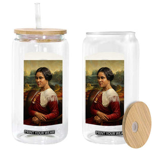 Madam CJ Walker Mona Lisa Glass Can Black History Month Gift TS12 Print Your Wear