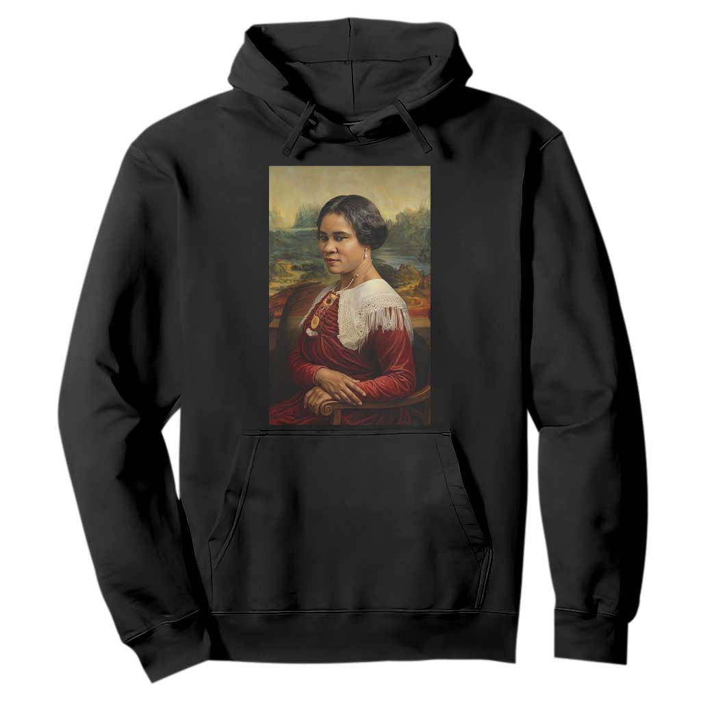 Madam CJ Walker Mona Lisa Hoodie Black History Month Gift TS12 Black Print Your Wear