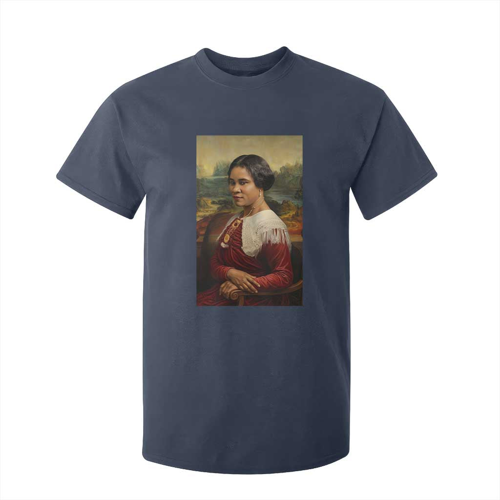 Madam CJ Walker Mona Lisa T Shirt For Kid Black History Month Gift TS12 Navy Print Your Wear