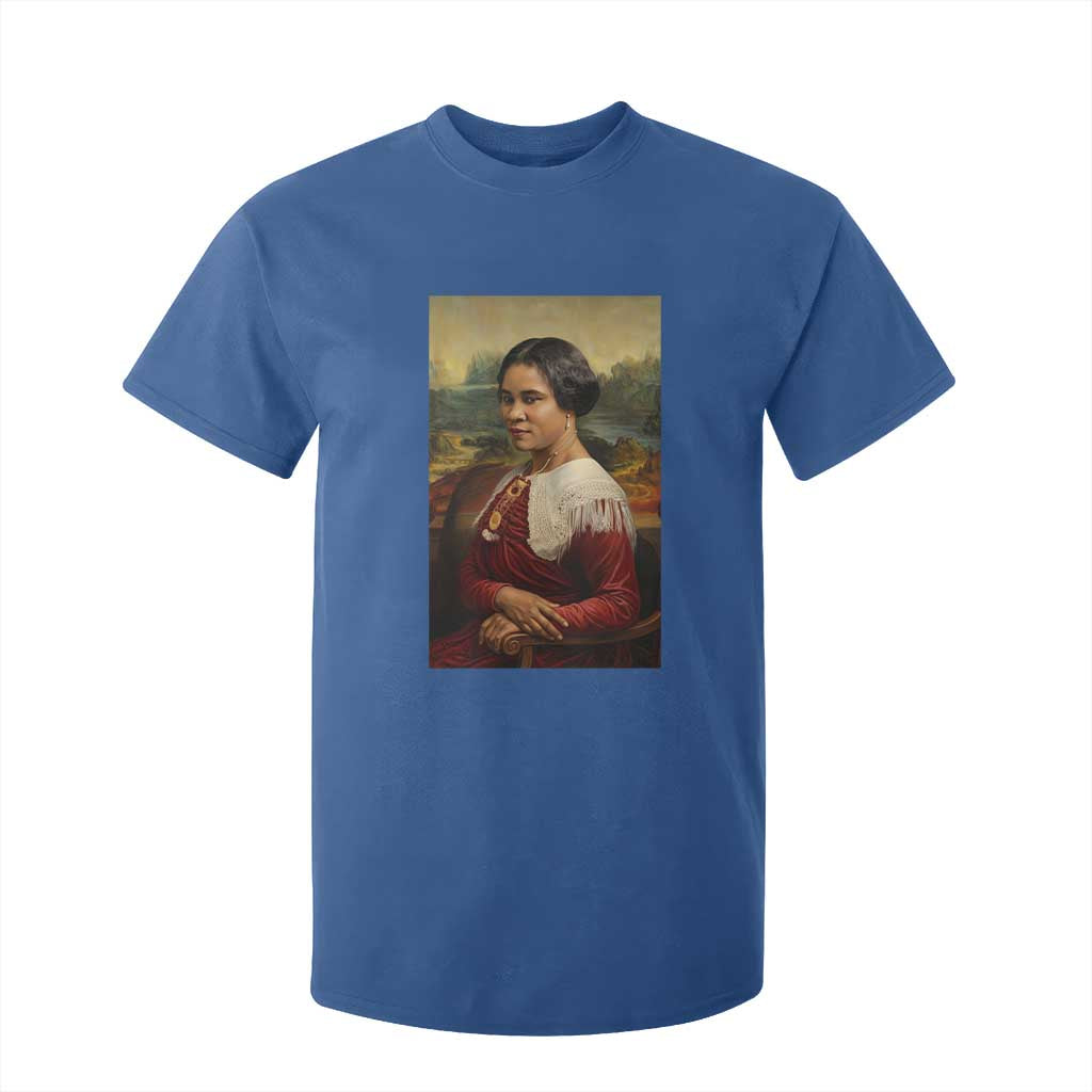 Madam CJ Walker Mona Lisa T Shirt For Kid Black History Month Gift TS12 Royal Blue Print Your Wear