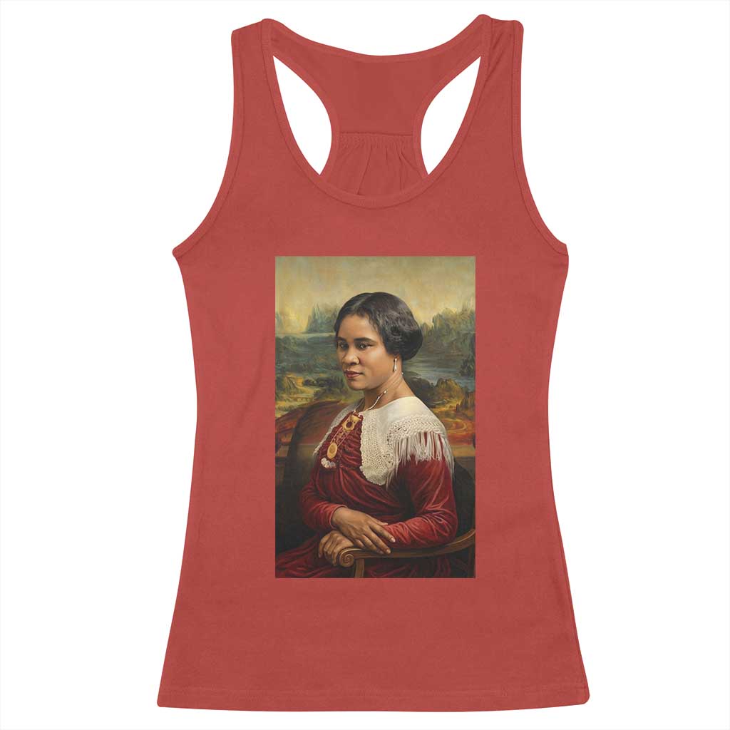 Madam CJ Walker Mona Lisa Racerback Tank Top Black History Month Gift TS12 Red Print Your Wear