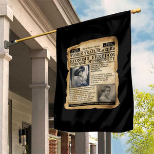 Madam CJ Walker Vintage Newspaper Style Garden Flag Economic Freedom Through Opportunity TS12 Print Your Wear