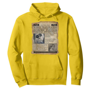 Madam CJ Walker Vintage Newspaper Style Hoodie Economic Freedom Through Opportunity TS12 Daisy Print Your Wear