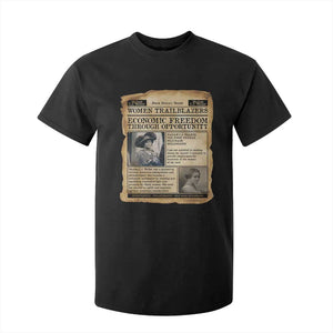 Madam CJ Walker Vintage Newspaper Style T Shirt For Kid Economic Freedom Through Opportunity TS12 Black Print Your Wear
