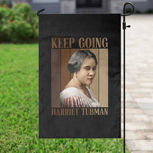 Madam CJ Walker Keep Going Retro Poster Garden Flag Black History Month Gift TS12 Print Your Wear