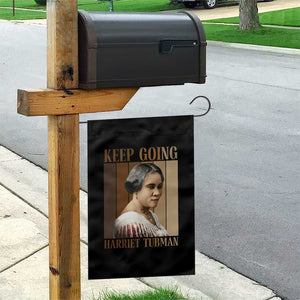 Madam CJ Walker Keep Going Retro Poster Garden Flag Black History Month Gift TS12 Print Your Wear