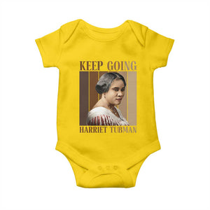 Madam CJ Walker Keep Going Retro Poster Baby Onesie Black History Month Gift TS12 Daisy Print Your Wear