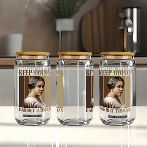 Madam CJ Walker Keep Going Retro Poster Glass Can Black History Month Gift TS12 Print Your Wear