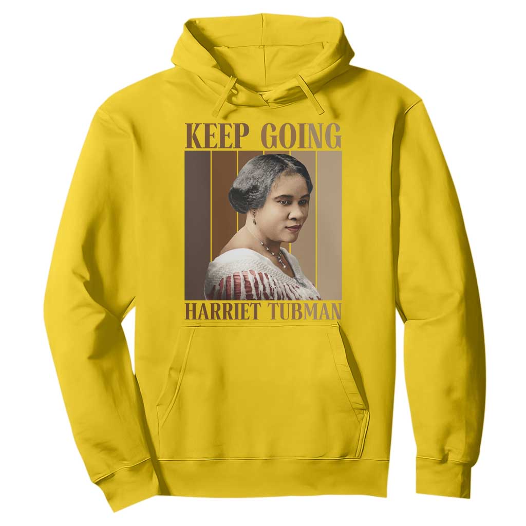 Madam CJ Walker Keep Going Retro Poster Hoodie Black History Month Gift TS12 Daisy Print Your Wear