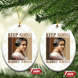 Madam CJ Walker Keep Going Retro Poster Ceramic Ornament Black History Month Gift TS12 Print Your Wear