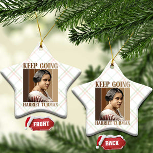 Madam CJ Walker Keep Going Retro Poster Ceramic Ornament Black History Month Gift TS12 Print Your Wear