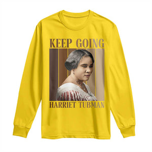 Madam CJ Walker Keep Going Retro Poster Long Sleeve Shirt Black History Month Gift TS12 Daisy Print Your Wear