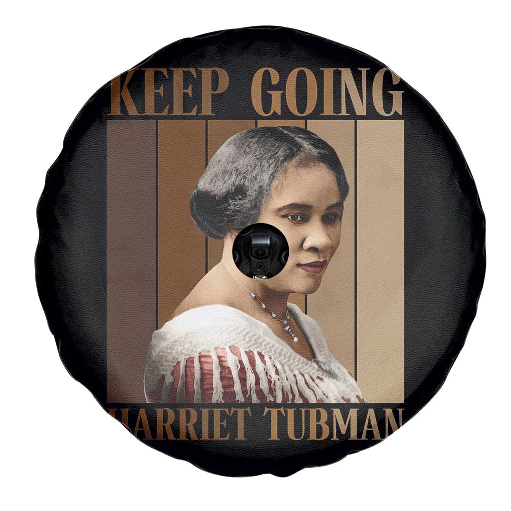 Madam CJ Walker Keep Going Retro Poster Spare Tire Cover Black History Month Gift TS12 Print Your Wear