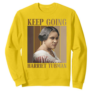 Madam CJ Walker Keep Going Retro Poster Sweatshirt Black History Month Gift TS12 Daisy Print Your Wear