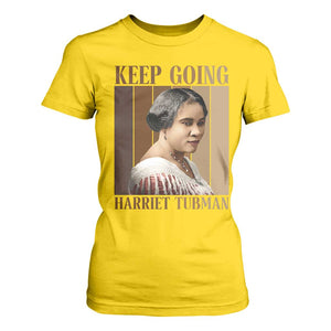Madam CJ Walker Keep Going Retro Poster T Shirt For Women Black History Month Gift TS12 Daisy Print Your Wear