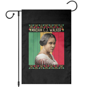 Madam CJ Walker Retro Sunset Garden Flag Strong Black Woman Leader TS12 Black Print Your Wear