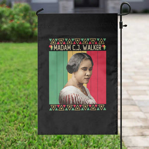 Madam CJ Walker Retro Sunset Garden Flag Strong Black Woman Leader TS12 Print Your Wear