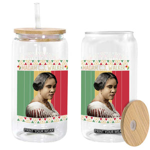Madam CJ Walker Retro Sunset Glass Can Strong Black Woman Leader TS12 Print Your Wear