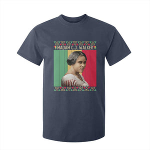 Madam CJ Walker Retro Sunset T Shirt For Kid Strong Black Woman Leader TS12 Navy Print Your Wear