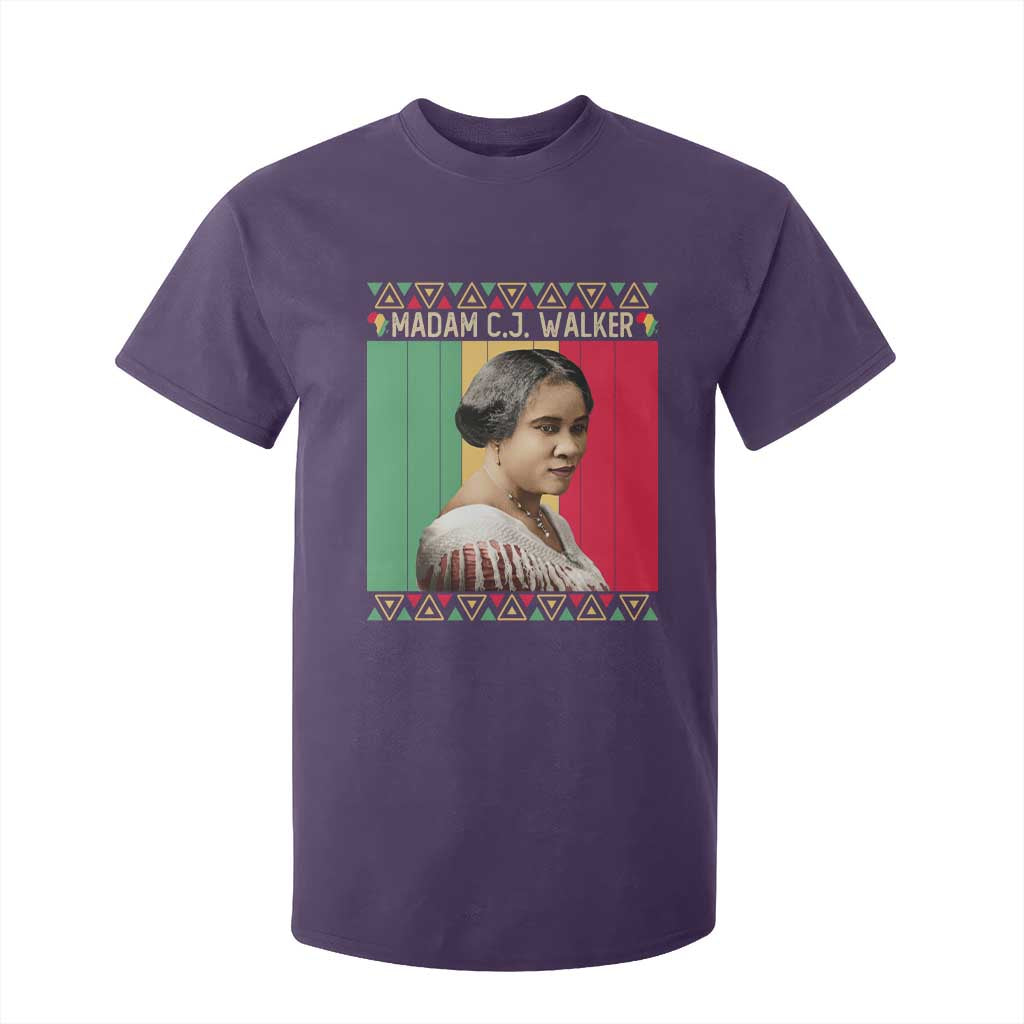 Madam CJ Walker Retro Sunset T Shirt For Kid Strong Black Woman Leader TS12 Purple Print Your Wear