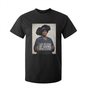 Madam CJ Walker Quote T Shirt For Kid I Got My Start By Giving Myself A Start TS12 Black Print Your Wear