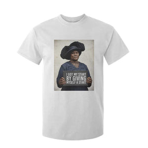Madam CJ Walker Quote T Shirt For Kid I Got My Start By Giving Myself A Start TS12 White Print Your Wear