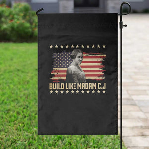 Build Like Madam CJ Walker Garden Flag Black History Month Gift TS12 Print Your Wear