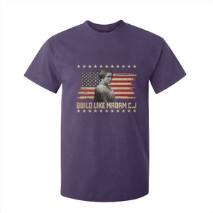 Build Like Madam CJ Walker T Shirt For Kid Black History Month Gift TS12 Purple Print Your Wear
