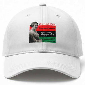 Madam CJ Walker Baseball Cap Women Empowerment Inspirational Quote TS12 Print Your Wear