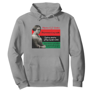Madam CJ Walker Hoodie Women Empowerment Inspirational Quote TS12 Sport Gray Print Your Wear