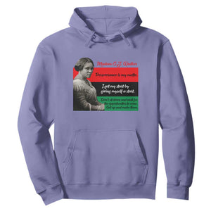 Madam CJ Walker Hoodie Women Empowerment Inspirational Quote TS12 Violet Print Your Wear