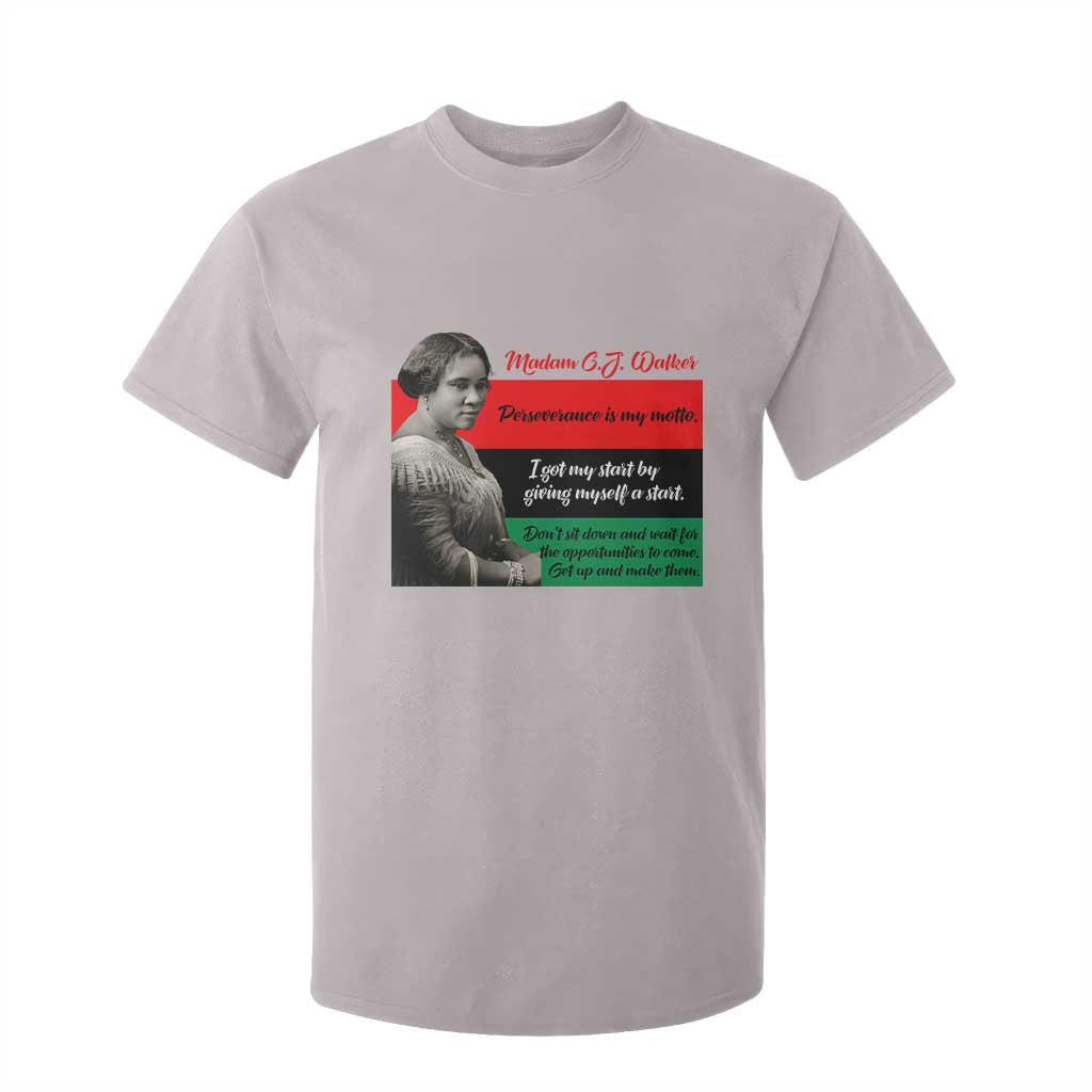Madam CJ Walker T Shirt For Kid Women Empowerment Inspirational Quote TS12 Ice Gray Print Your Wear