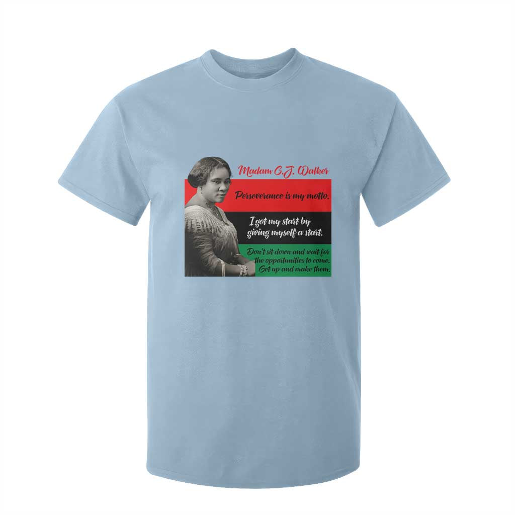 Madam CJ Walker T Shirt For Kid Women Empowerment Inspirational Quote TS12 Light Blue Print Your Wear
