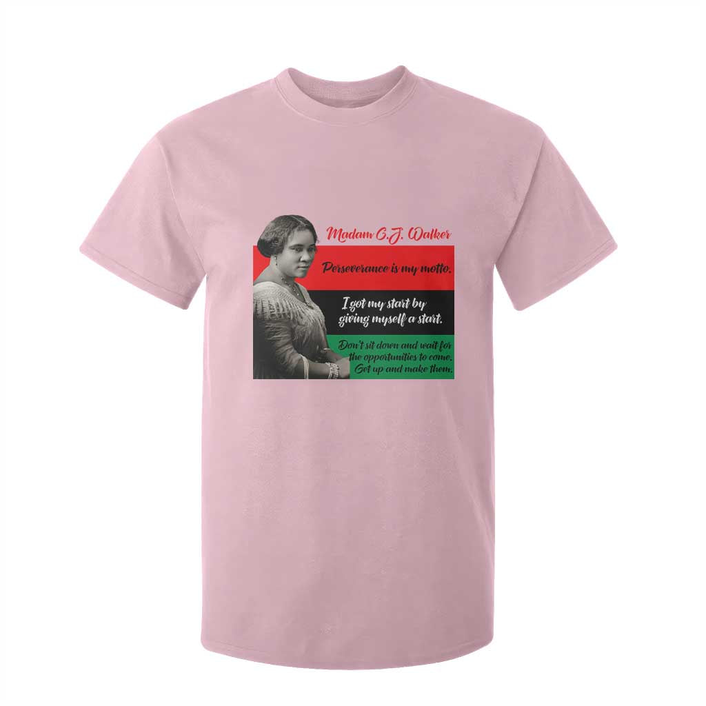 Madam CJ Walker T Shirt For Kid Women Empowerment Inspirational Quote TS12 Light Pink Print Your Wear