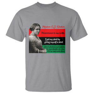 Madam CJ Walker T Shirt Women Empowerment Inspirational Quote TS12 Sport Gray Print Your Wear