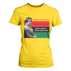 Madam CJ Walker T Shirt For Women Women Empowerment Inspirational Quote TS12 Daisy Print Your Wear