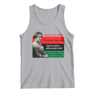 Madam CJ Walker Tank Top Women Empowerment Inspirational Quote TS12 Athletic Heather Print Your Wear