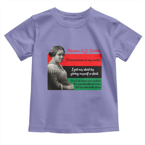 Madam CJ Walker Toddler T Shirt Women Empowerment Inspirational Quote TS12 Violet Print Your Wear