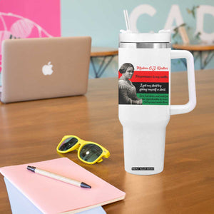 Madam CJ Walker Tumbler With Handle Women Empowerment Inspirational Quote TS12 Print Your Wear