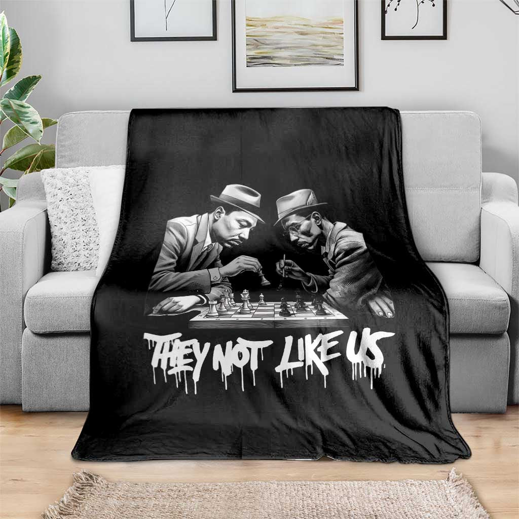 MLK And Malcolm X Throw Blanket They Not Like Us African American Heritage Gift TS12 Print Your Wear