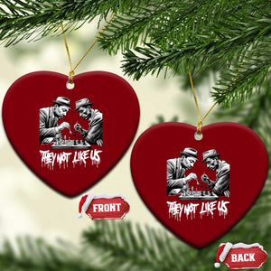 MLK And Malcolm X Ceramic Ornament They Not Like Us African American Heritage Gift TS12 Print Your Wear