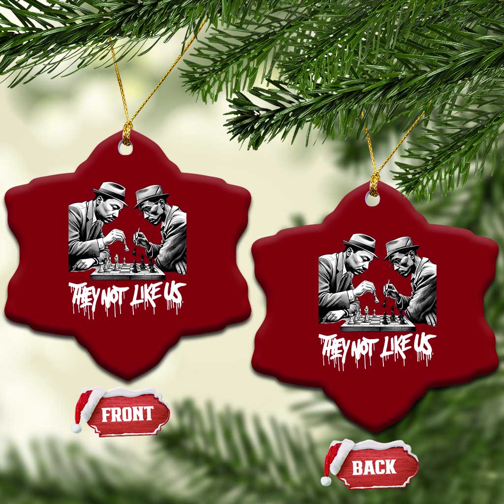 MLK And Malcolm X Ceramic Ornament They Not Like Us African American Heritage Gift TS12 Print Your Wear
