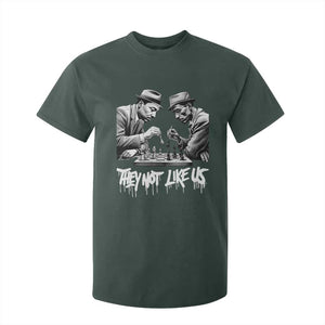 MLK And Malcolm X T Shirt For Kid They Not Like Us African American Heritage Gift TS12 Dark Forest Green Print Your Wear