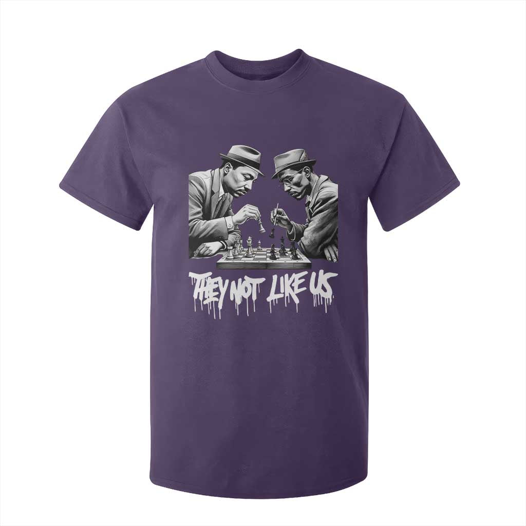 MLK And Malcolm X T Shirt For Kid They Not Like Us African American Heritage Gift TS12 Purple Print Your Wear