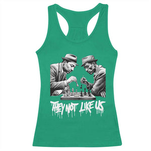MLK And Malcolm X Racerback Tank Top They Not Like Us African American Heritage Gift TS12 Irish Green Print Your Wear