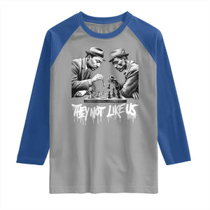 MLK And Malcolm X Raglan Shirt They Not Like Us African American Heritage Gift TS12 Sport Gray Royal Print Your Wear