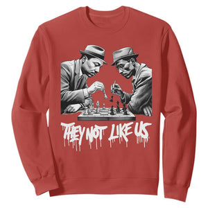 MLK And Malcolm X Sweatshirt They Not Like Us African American Heritage Gift TS12 Red Print Your Wear