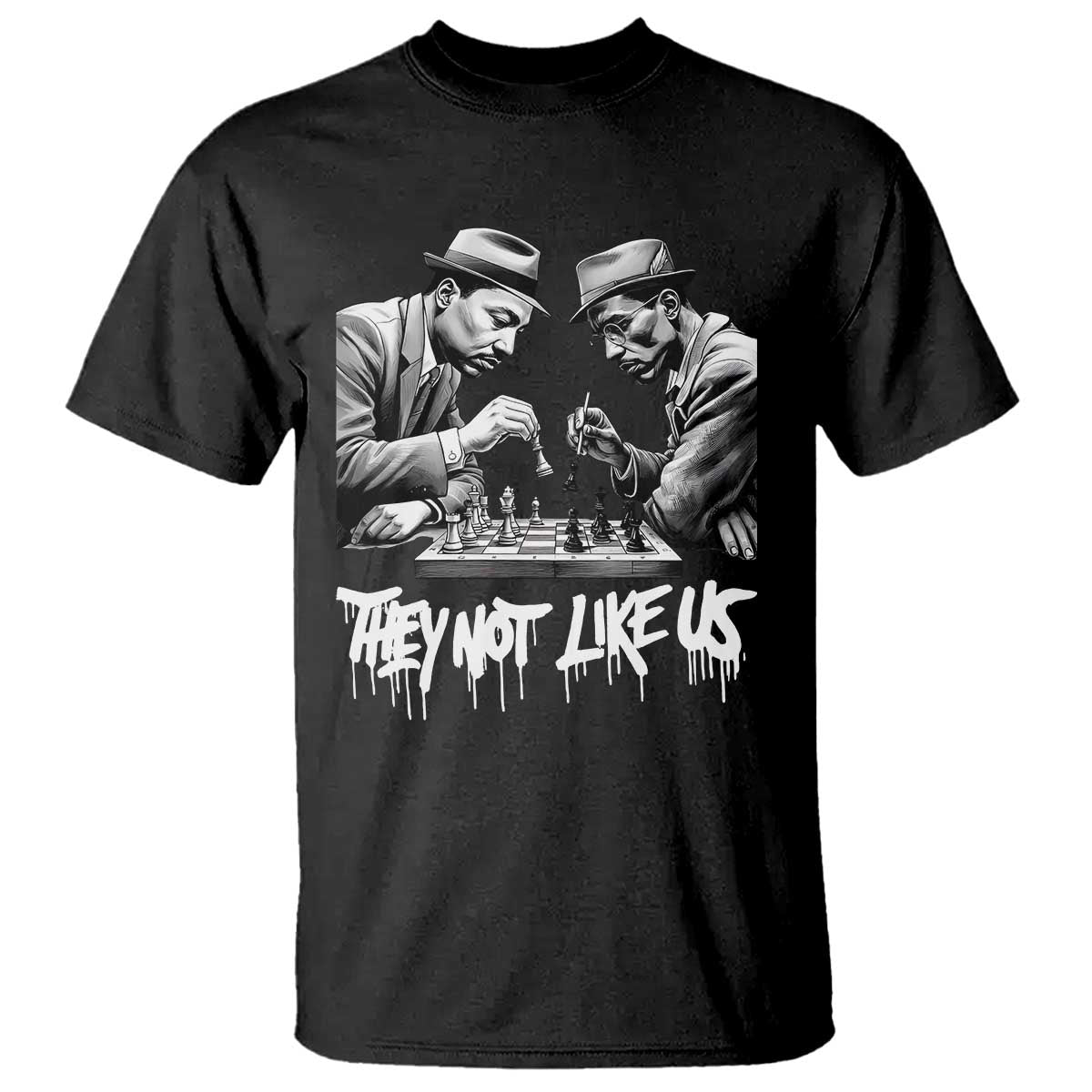 MLK And Malcolm X T Shirt They Not Like Us African American Heritage Gift TS12 Black Print Your Wear